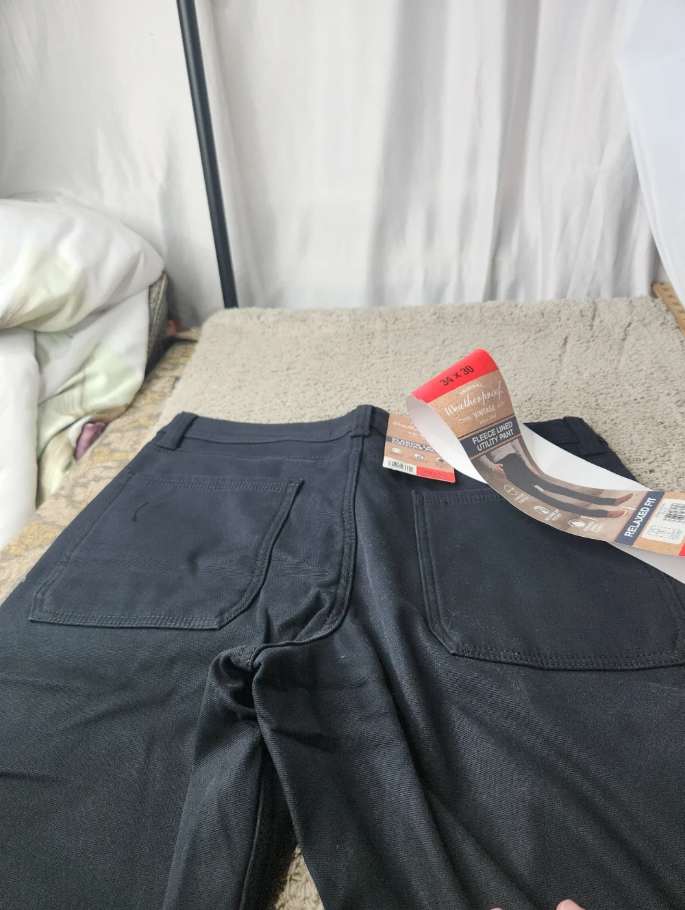 Weatherproof Men’s Black Cargo Pants